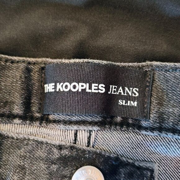 EUC The Kooples Men's Grey Jeans - Slim - Size 31 - Button Fly - Picture 6 of 14